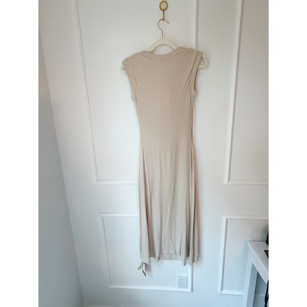 NWT OGL Off White midi dress built in bra size S - Picture 3 of 9